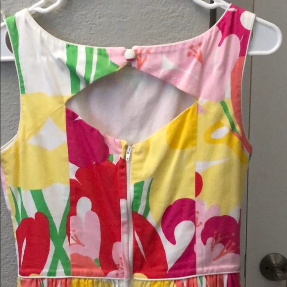 Lily Pulitzer Size 4 Floral Dress - Picture 3 of 5